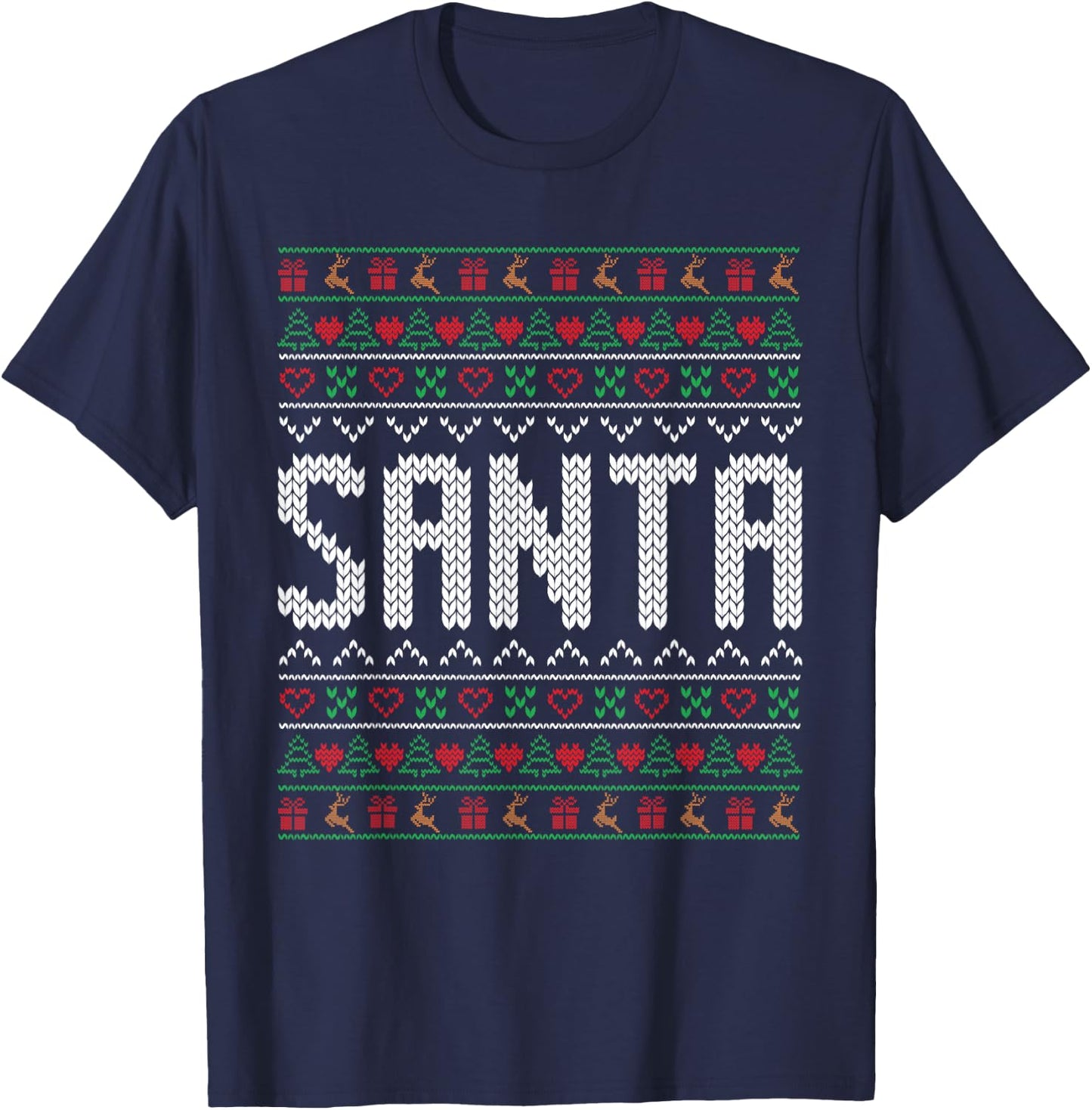 I'm So Good Santa Came Twice Christmas Couple Matching Sets T-Shirt - T-Shirt | Navy