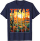 Texas 1845 desert cactus sunset vacation trip Texas T-Shirt - T-Shirt | Navy