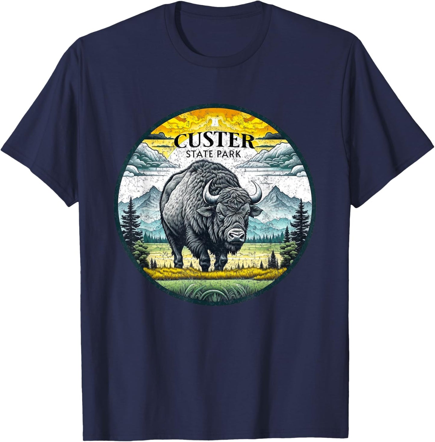 Custer State Park T-Shirt - T-Shirt | Navy