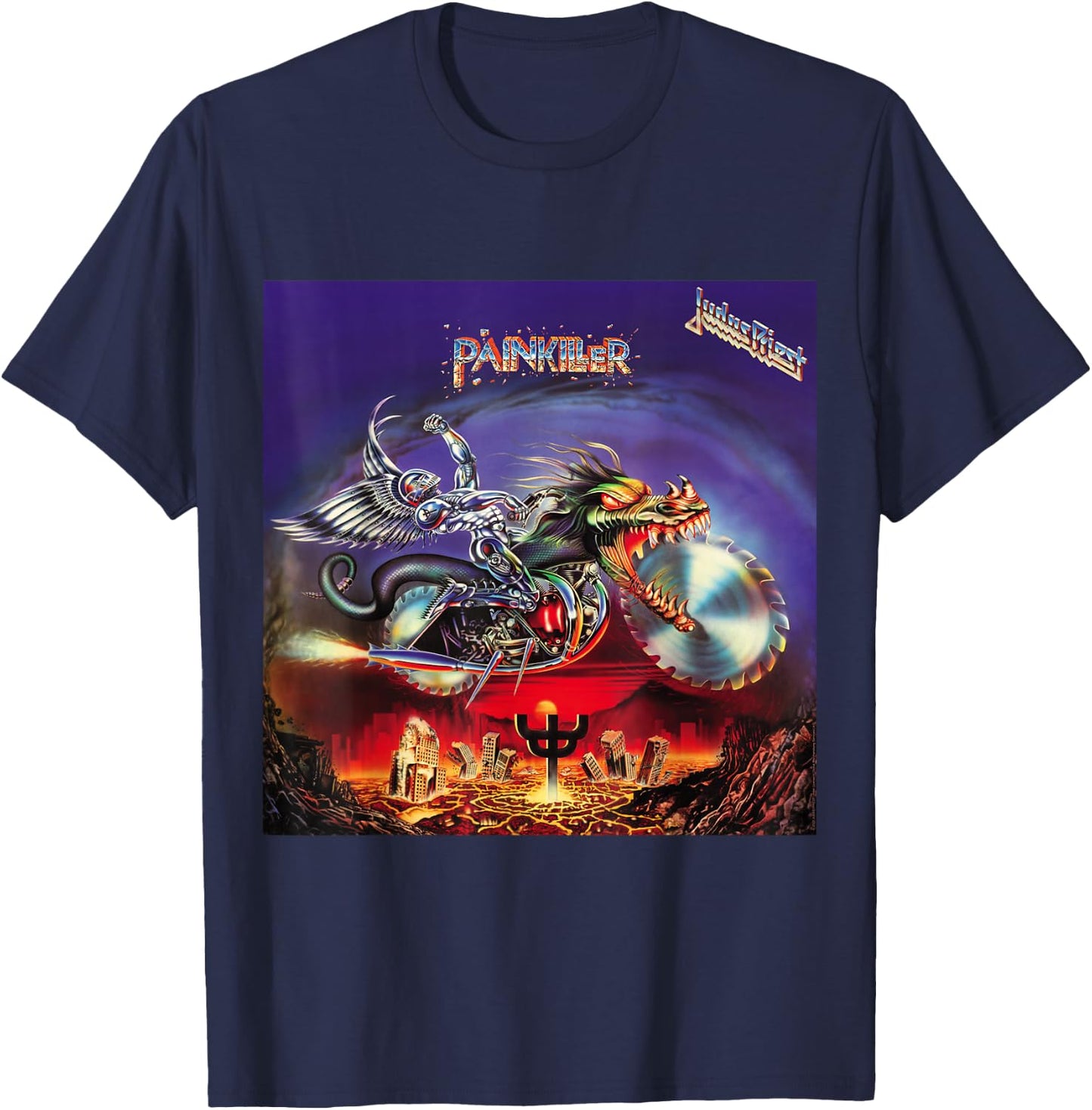 Judas Priest – Pain Killer T-Shirt - T-Shirt | Navy