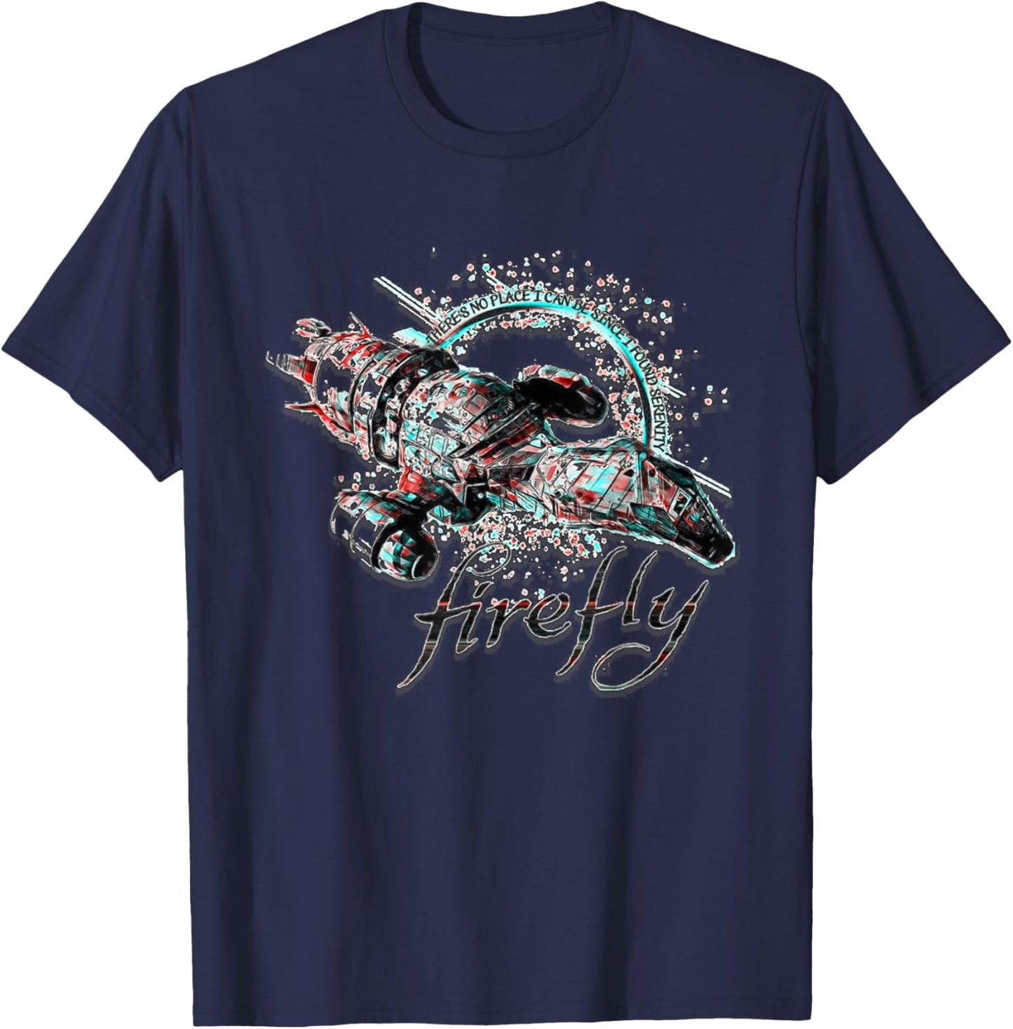 Vintage Shiny Since 2002 Firefly Serenity T-Shirt - T-Shirt | Navy