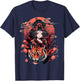 Showcase Your Love for Japanese Culture Geisha and Tiger T-Shirt - T-Shirt | Navy