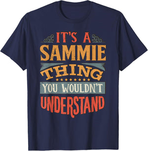 Sammie Name T-Shirt - T-Shirt | Navy