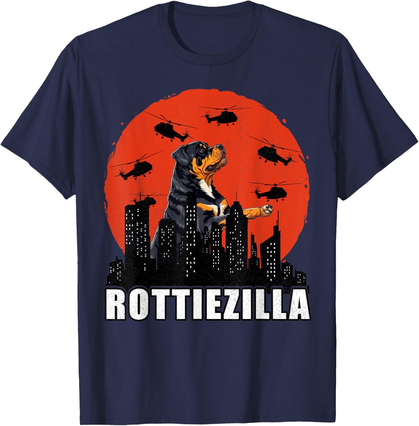 Rottweiler Rottie Dog Lovers Rottweiler Mom Funny Women Girls Kids T-Shirt - T-Shirt | Navy