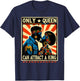 King & Queen Black Love African American Couples Marriage T-Shirt - T-Shirt | Navy