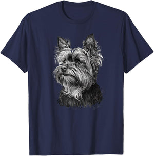 Funny Yorkshire Terrier Cute T-Shirt - T-Shirt | Navy