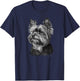 Funny Yorkshire Terrier Cute T-Shirt - T-Shirt | Navy