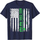 Reel Cool Pap Pap American Flag Funny Pap Pap Fisherman T-Shirt - T-Shirt | Navy