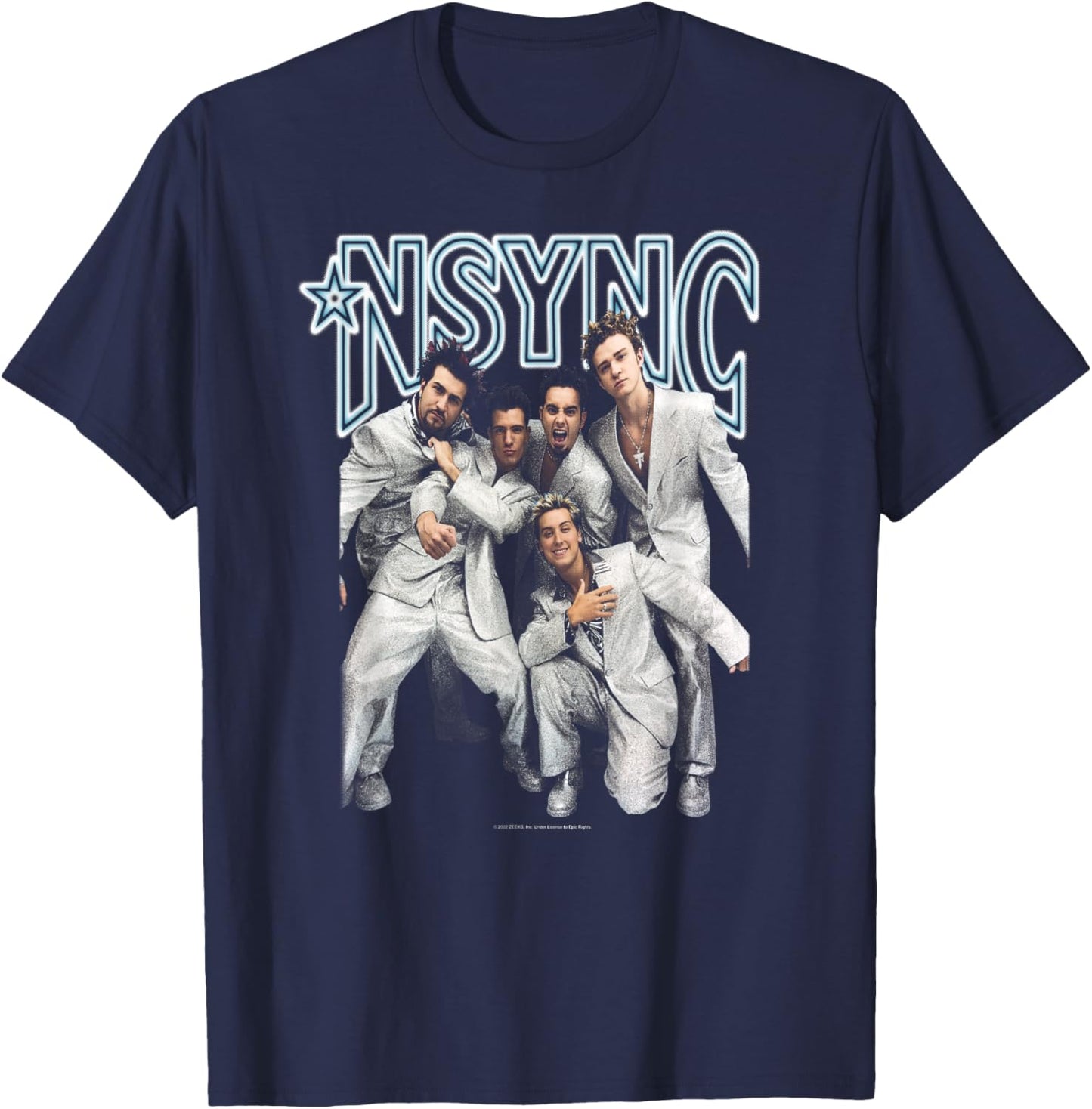 NSYNC Official Diamond Rings T-Shirt - T-Shirt | Navy