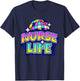 70s Disco Nurse's Day Nurse Life Nurse Week 2023 Women T-Shirt - T-Shirt | Navy