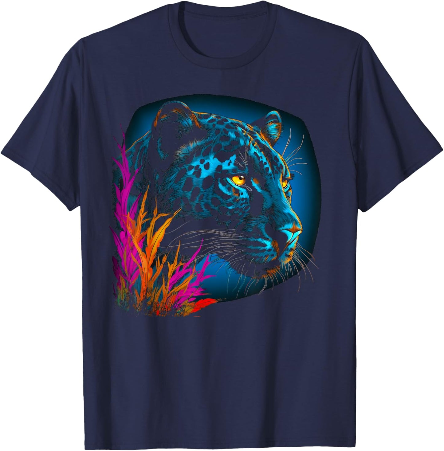 Nature Lover Panther T-Shirt - T-Shirt | Navy