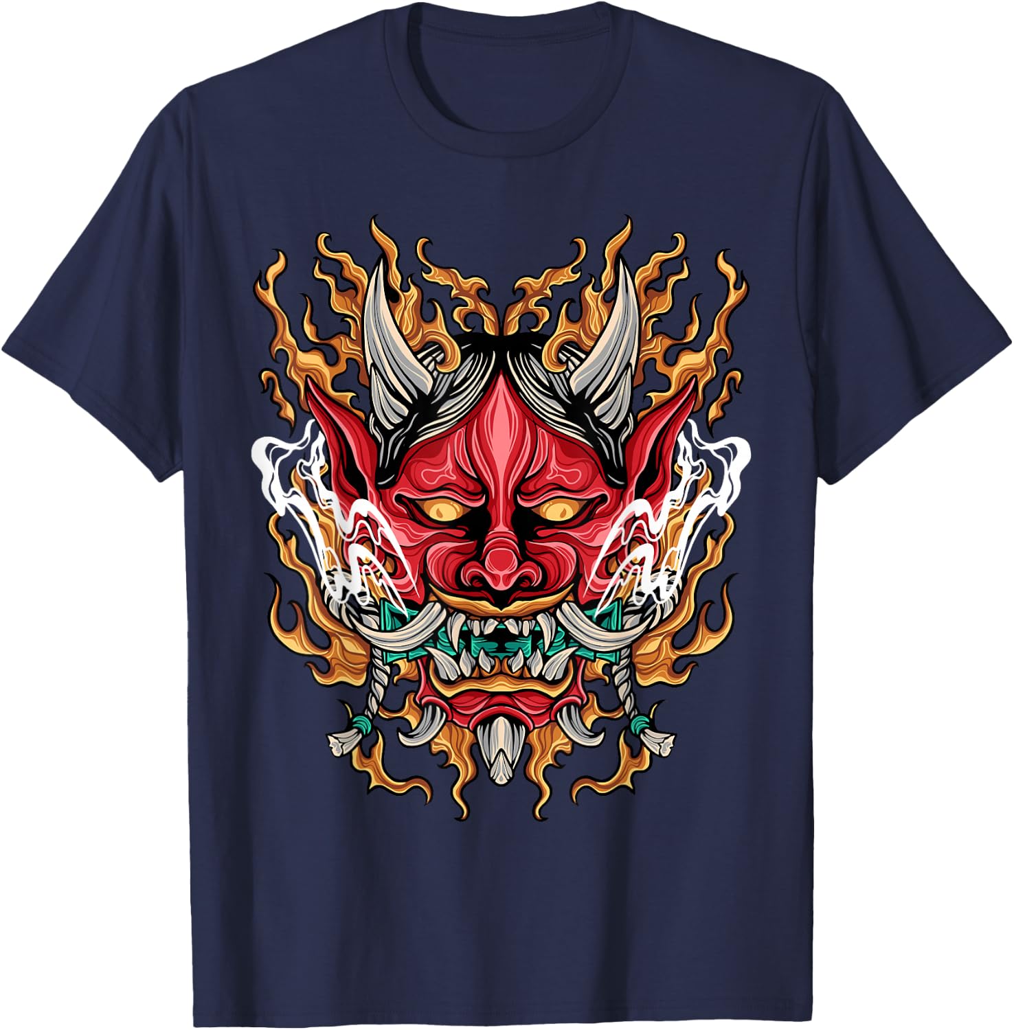 Demon Oni T-Shirt - T-Shirt | Navy
