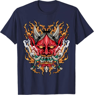 Demon Oni T-Shirt - T-Shirt | Navy