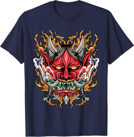 Demon Oni T-Shirt - T-Shirt | Navy