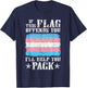 Trans If This Flag Offends You I'll Help You Pack Funny T-Shirt - T-Shirt | Navy