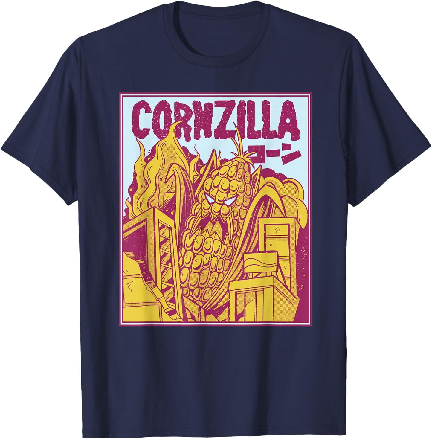 Nebraska Corn T-Shirt - T-Shirt | Navy