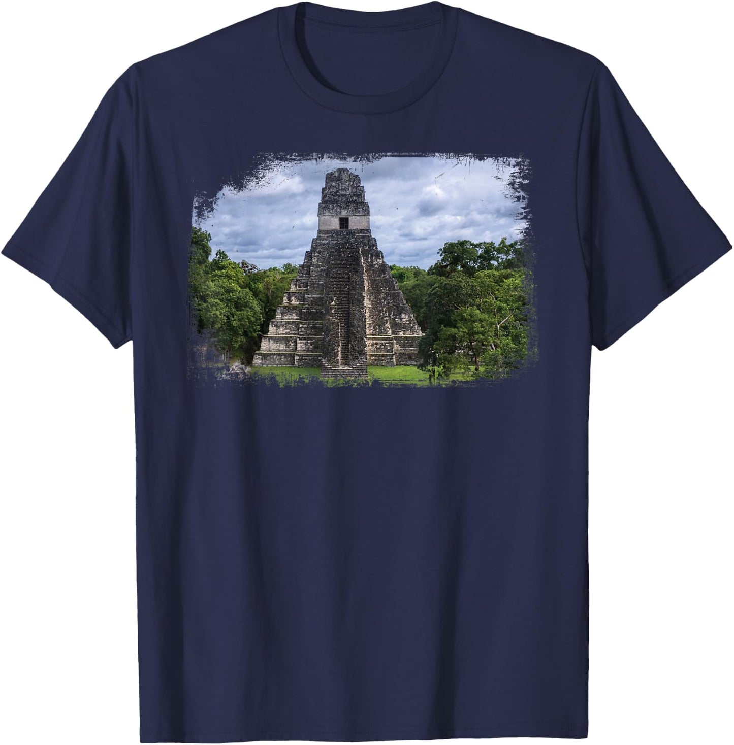 Guatemala Tikal Peten Quetzal Guate Maya Antigua Chapin T-Shirt - T-Shirt | Navy