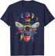 Beekeeping Animal Queen-Bee Nature Insect Bee Tie Dye T-Shirt - T-Shirt | Navy