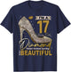 I'm A 17 Years Old Diamond, 17 and Fabulous Birthday Girls T-Shirt - T-Shirt | Navy