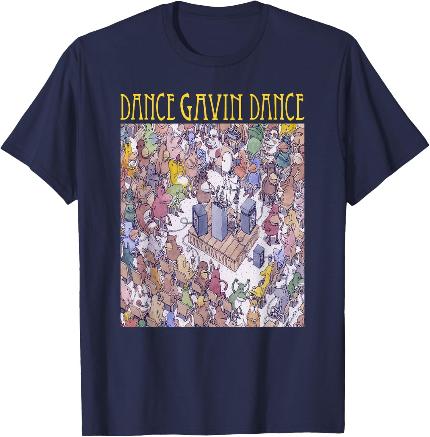 Dance Gavin Dance merch - Dance Gavin Dance - Gavin Dance T-Shirt - T-Shirt | Navy