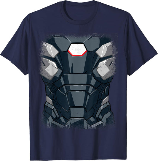 Marvel War Machine Iron Man Armor Avengers Halloween Costume T-Shirt - T-Shirt | Navy