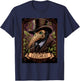 The Leech-Bearing Plague Doctor - Middle Ages Medical Retro T-Shirt - T-Shirt | Navy