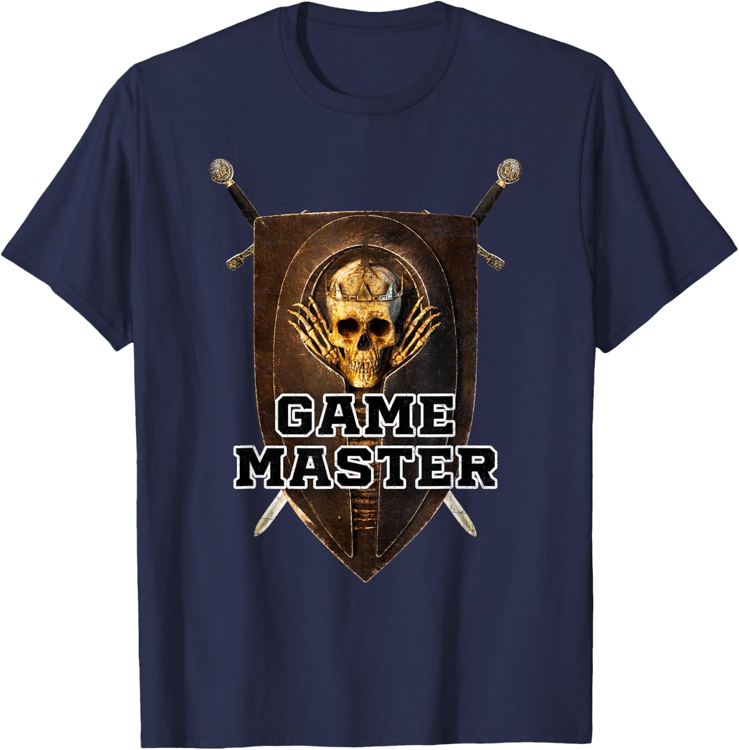 Game Master Shirt, Shield GM Shirt, Funny Board Game T-Shirt - T-Shirt | Navy
