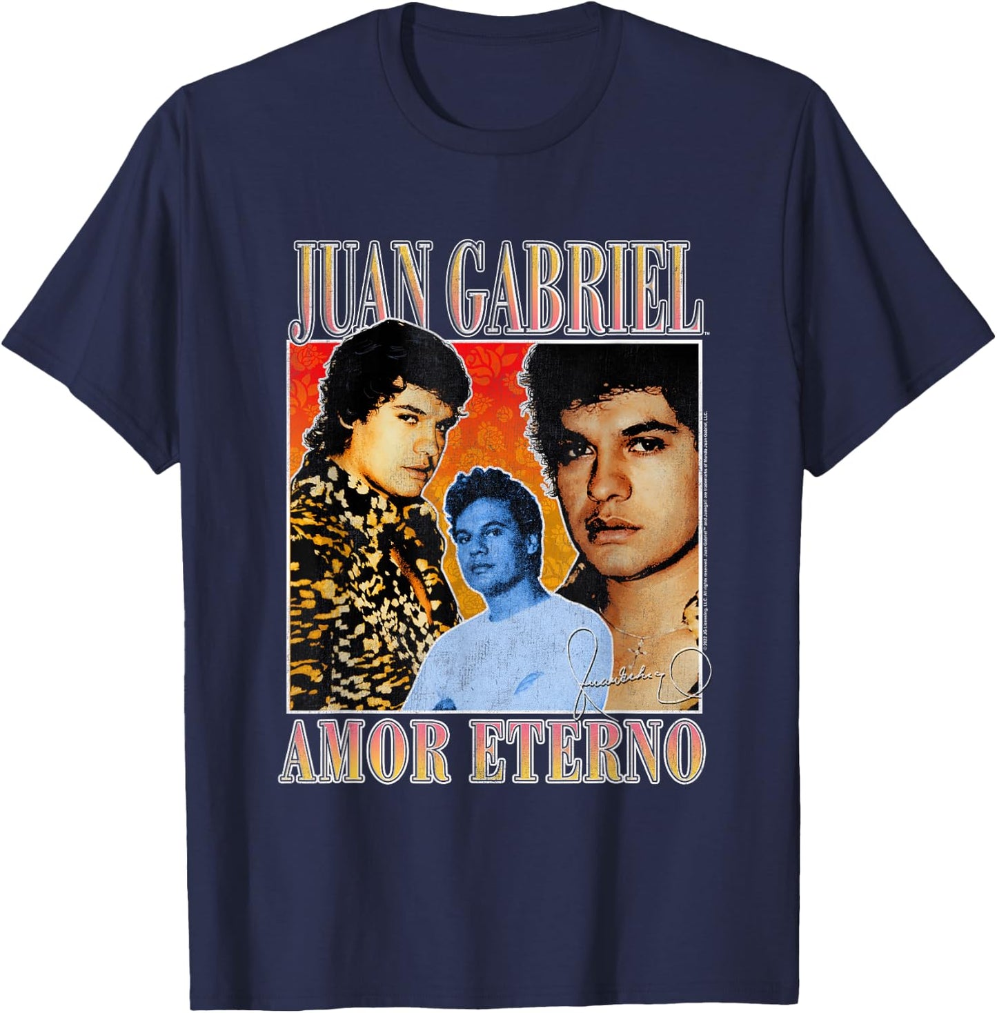 Popfunk Mexican Theme Women's Letter Print - Black, Small T-Shirt - T-Shirt | Navy