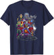WB 100 DC Comics Legion Of Doom Group Shot T-Shirt - T-Shirt | Navy
