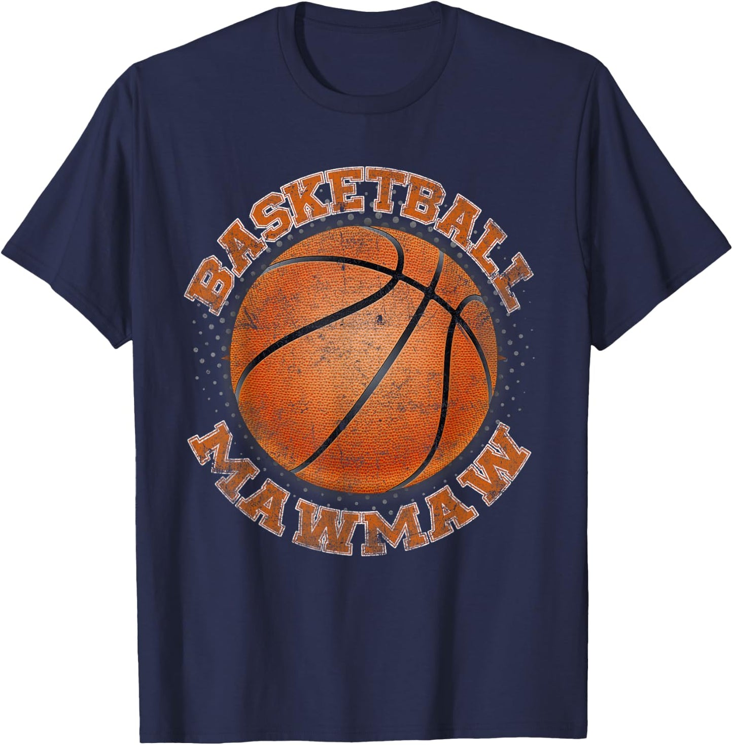 Basketball Mawmaw Team Sports Basketball T-Shirt - T-Shirt | Navy
