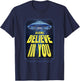Aliens Alien UFO T-Shirt - T-Shirt | Navy
