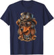 Steampunk Dachshund Dog with Goggles, Watches and Hat Men Women Girls Kids T-Shirt - T-Shirt | Navy