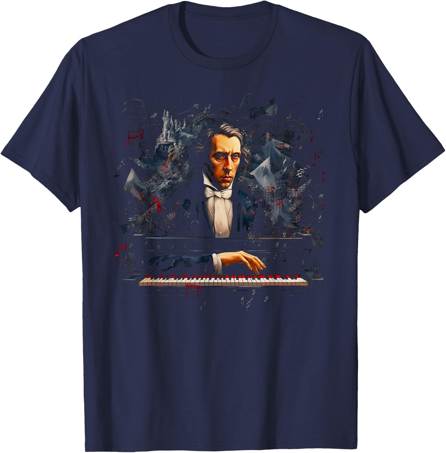 Frederic Chopin T-Shirt - T-Shirt | Navy