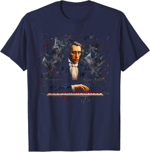 Frederic Chopin T-Shirt - T-Shirt | Navy