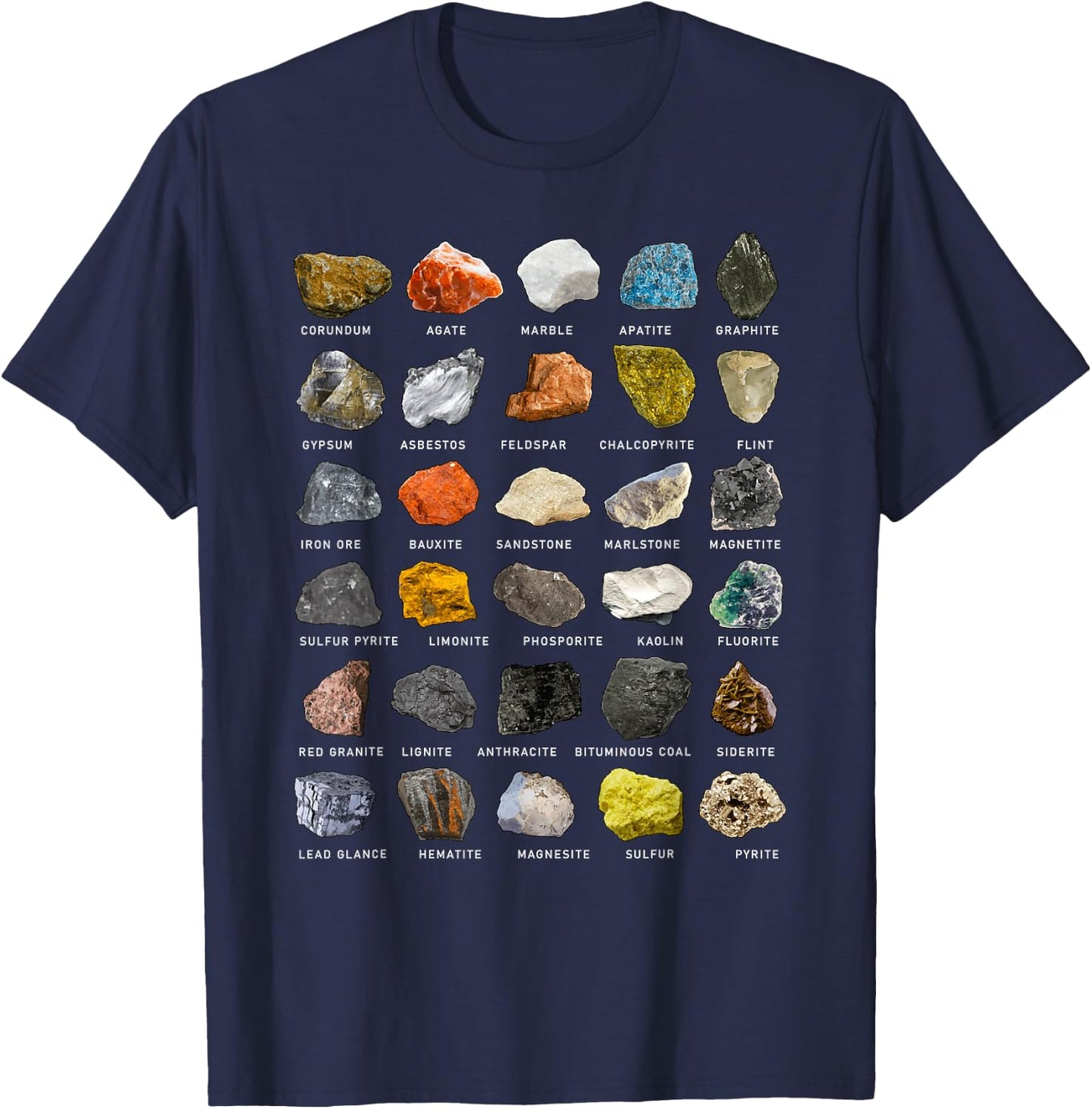 Geology, Rock Collector, Geologist, Rock Hound T-Shirt - T-Shirt | Navy