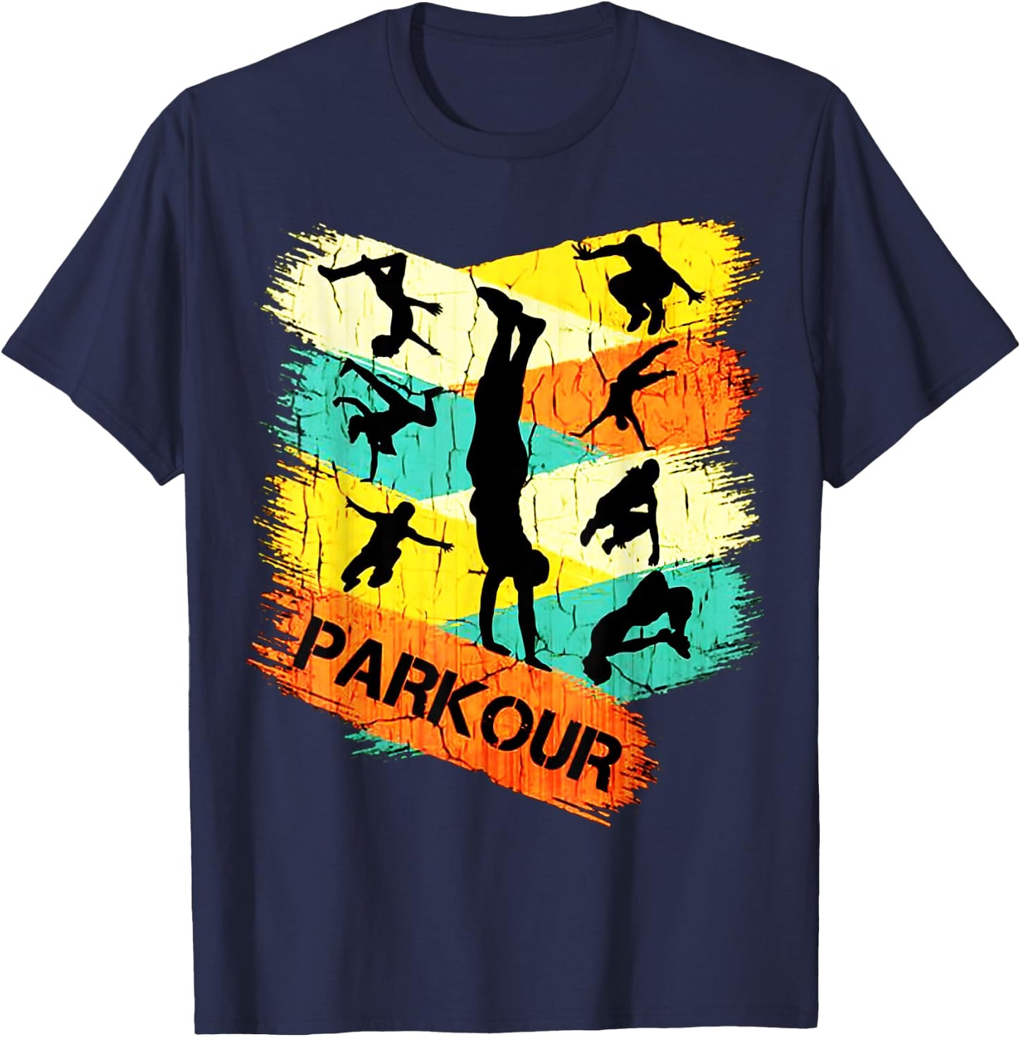 Love Parkour men shirt parkour gifts for boys, kids, women T-Shirt - T-Shirt | Navy