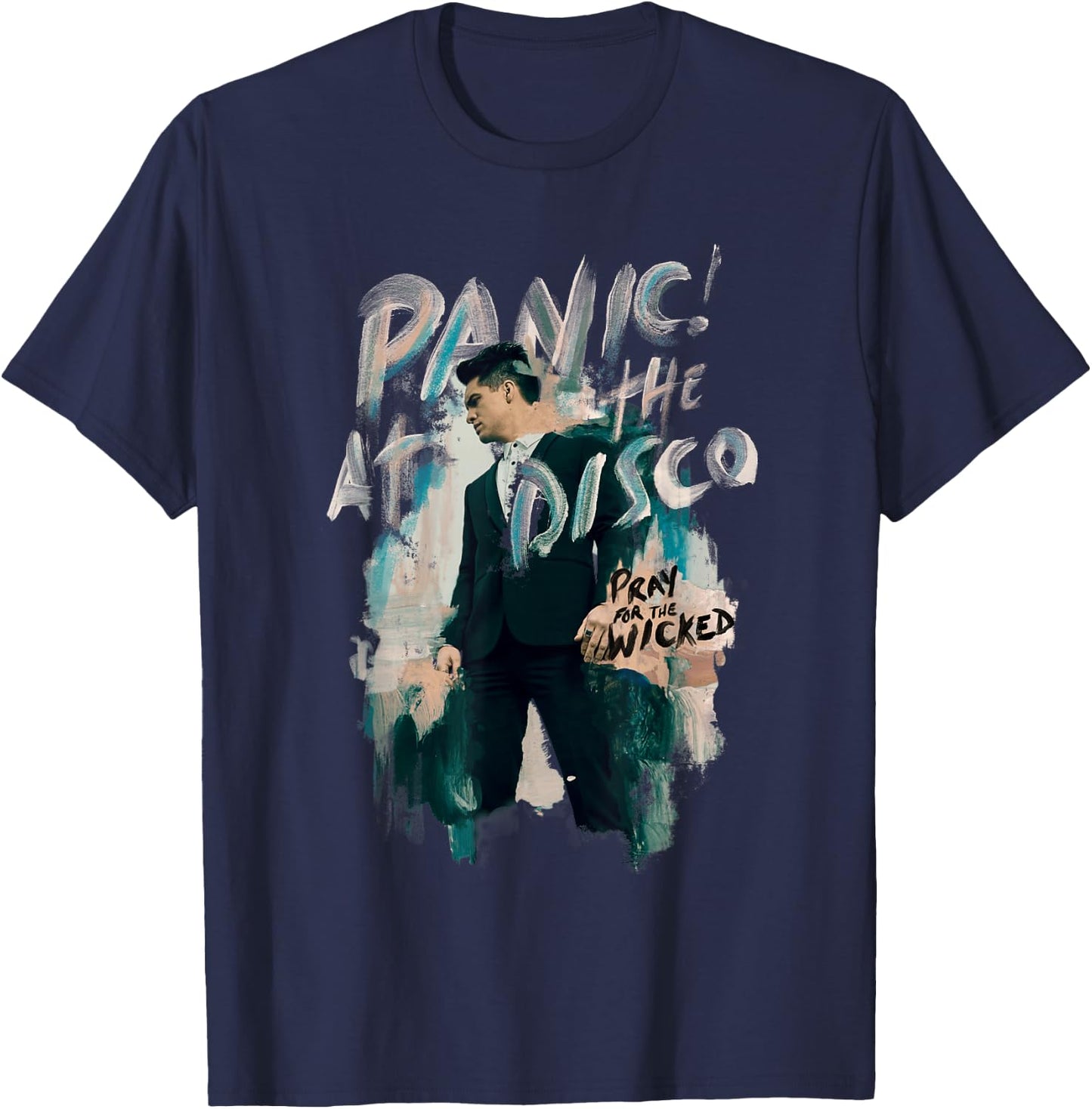 Panic! At The Disco - Paint Album T-Shirt - T-Shirt | Navy
