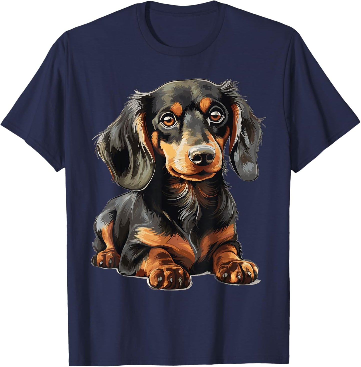 Dachshund Dog Dachshund T-Shirt - T-Shirt | Navy