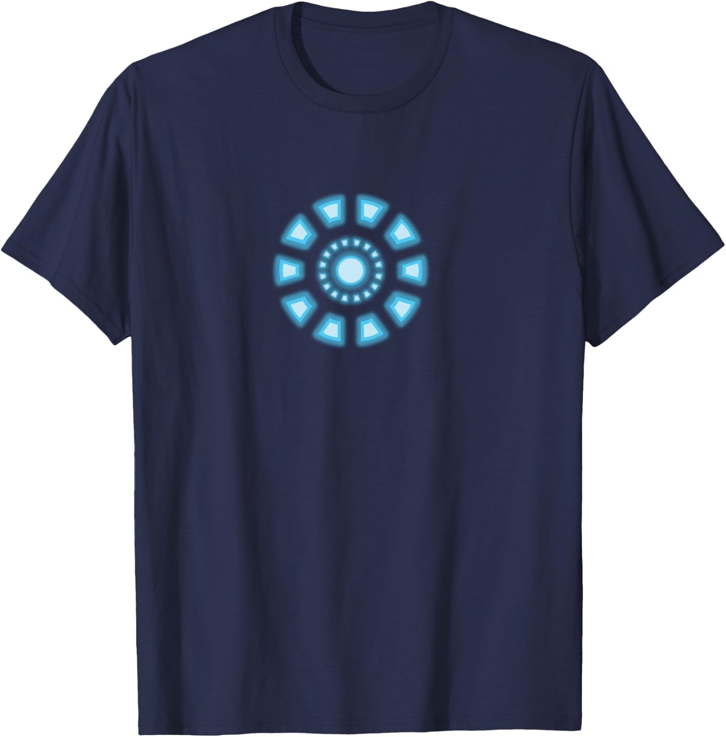 Marvel Studios Iron Man Tony Stark Arc Reactor Classic T-Shirt - T-Shirt | Navy