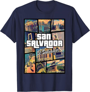 San Salvador El Salvador Capital Proud T-Shirt - T-Shirt | Navy