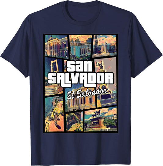 San Salvador El Salvador Capital Proud T-Shirt - T-Shirt | Navy