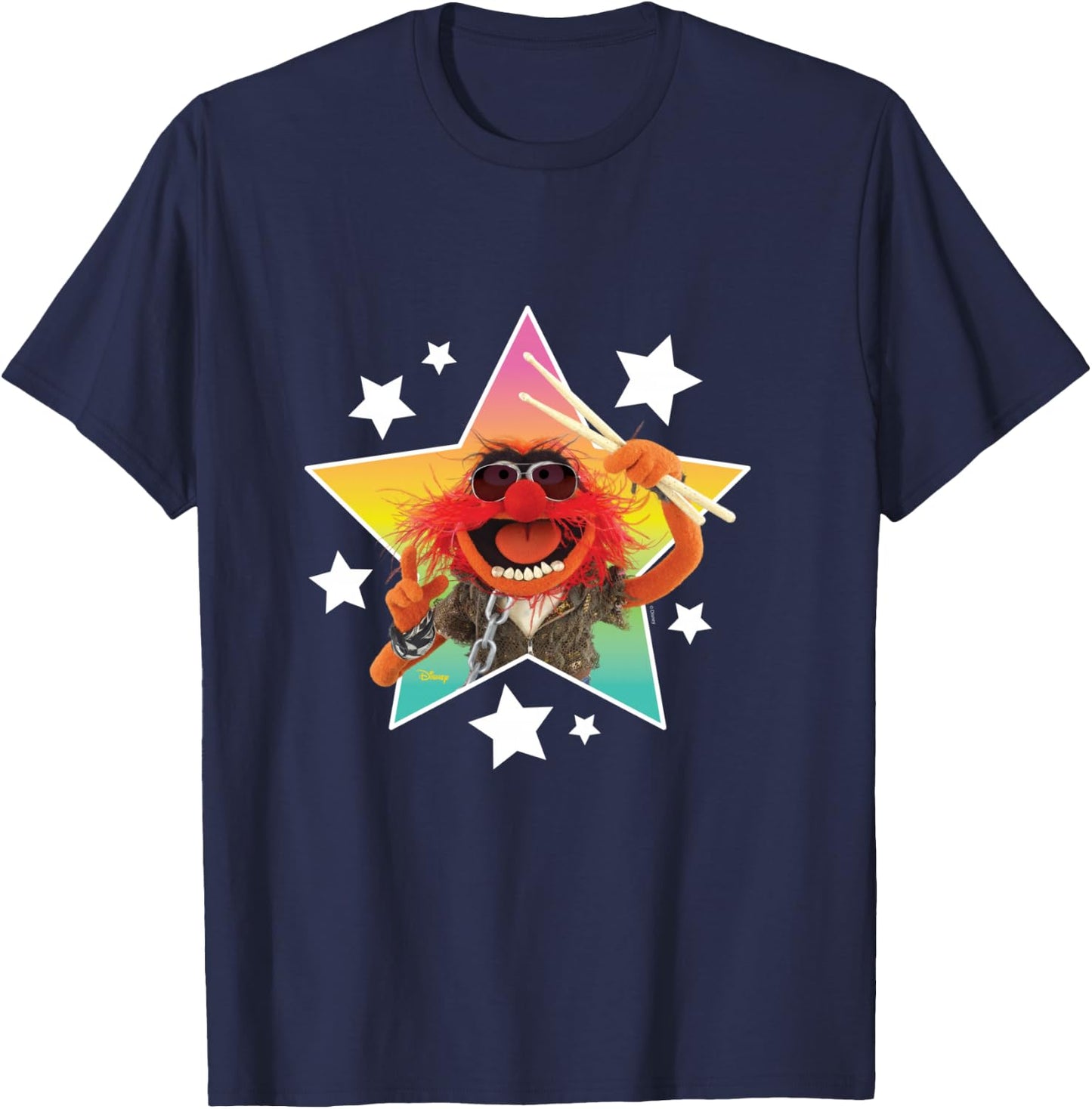 The Muppets - Animal & Stars T-Shirt - T-Shirt | Navy