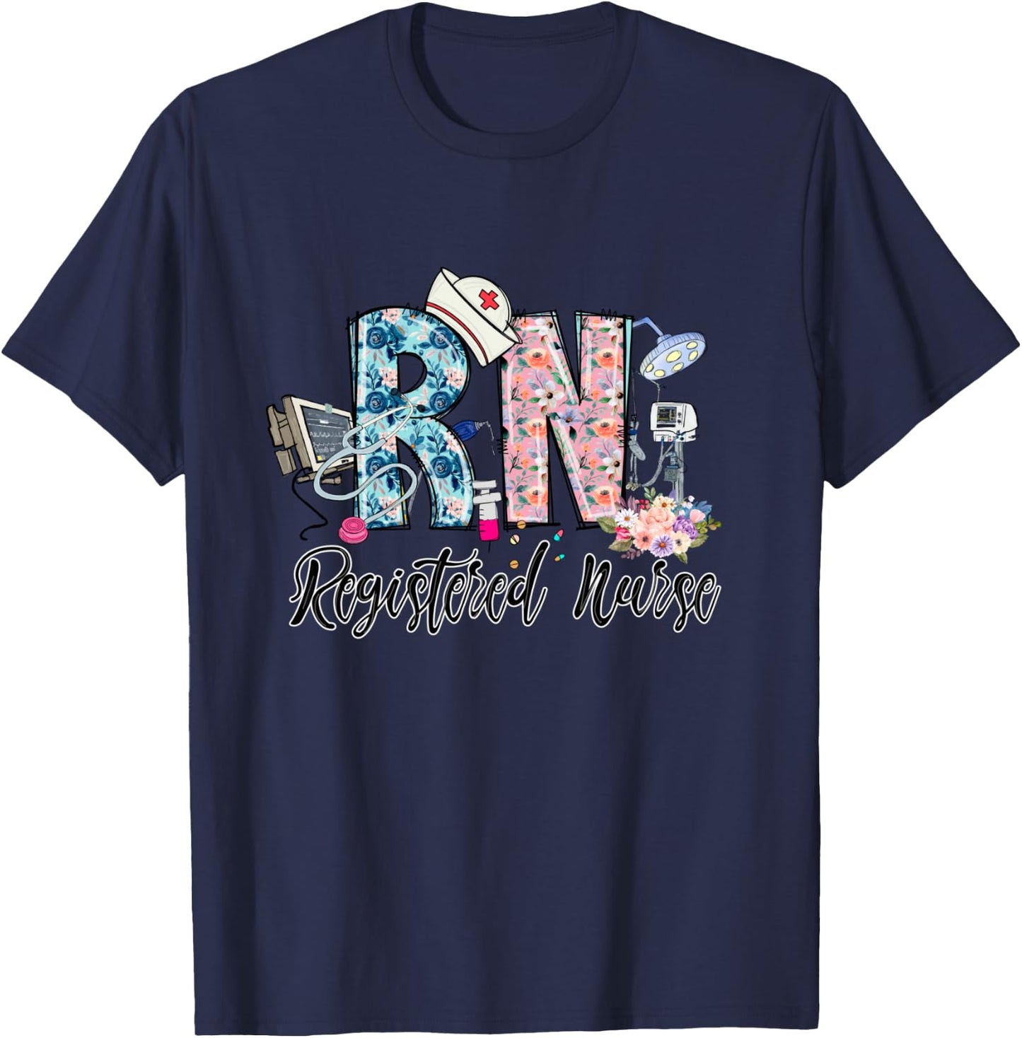Registered Nurse For Student Nurse RN T-Shirt - T-Shirt | Navy