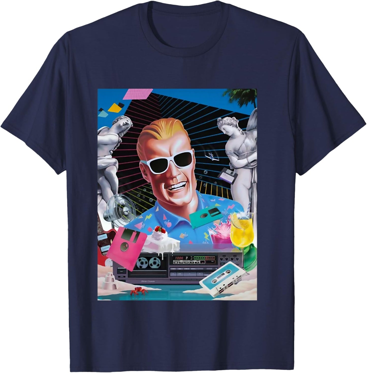 Actor is talented max and headroom beautiful people 16 T-Shirt - T-Shirt | Navy