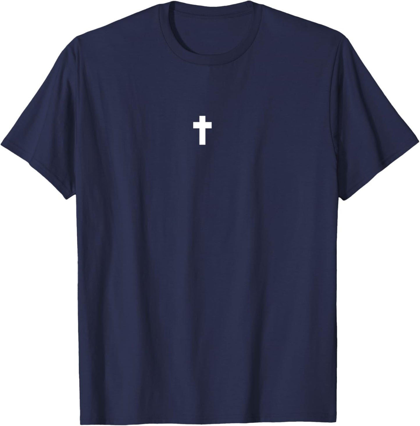 Small cross, Christianity, Faith, Hope, Love, Jesus, church T-Shirt - T-Shirt | Navy