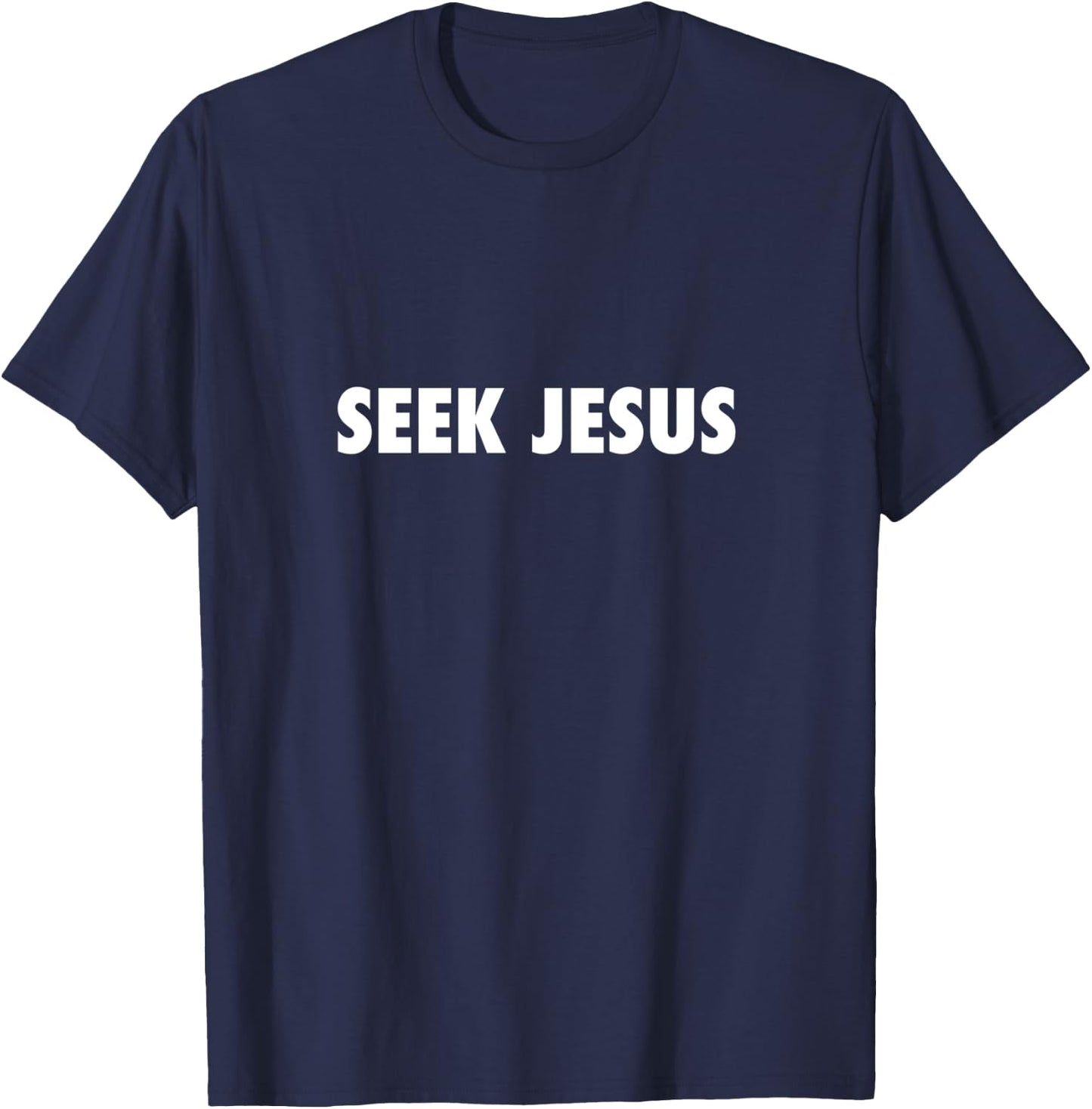 Seek Jesus Evangelism T-Shirt - T-Shirt | Navy