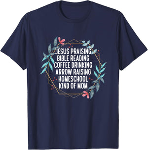 Christian Homeschool Mom T-Shirt - T-Shirt | Navy