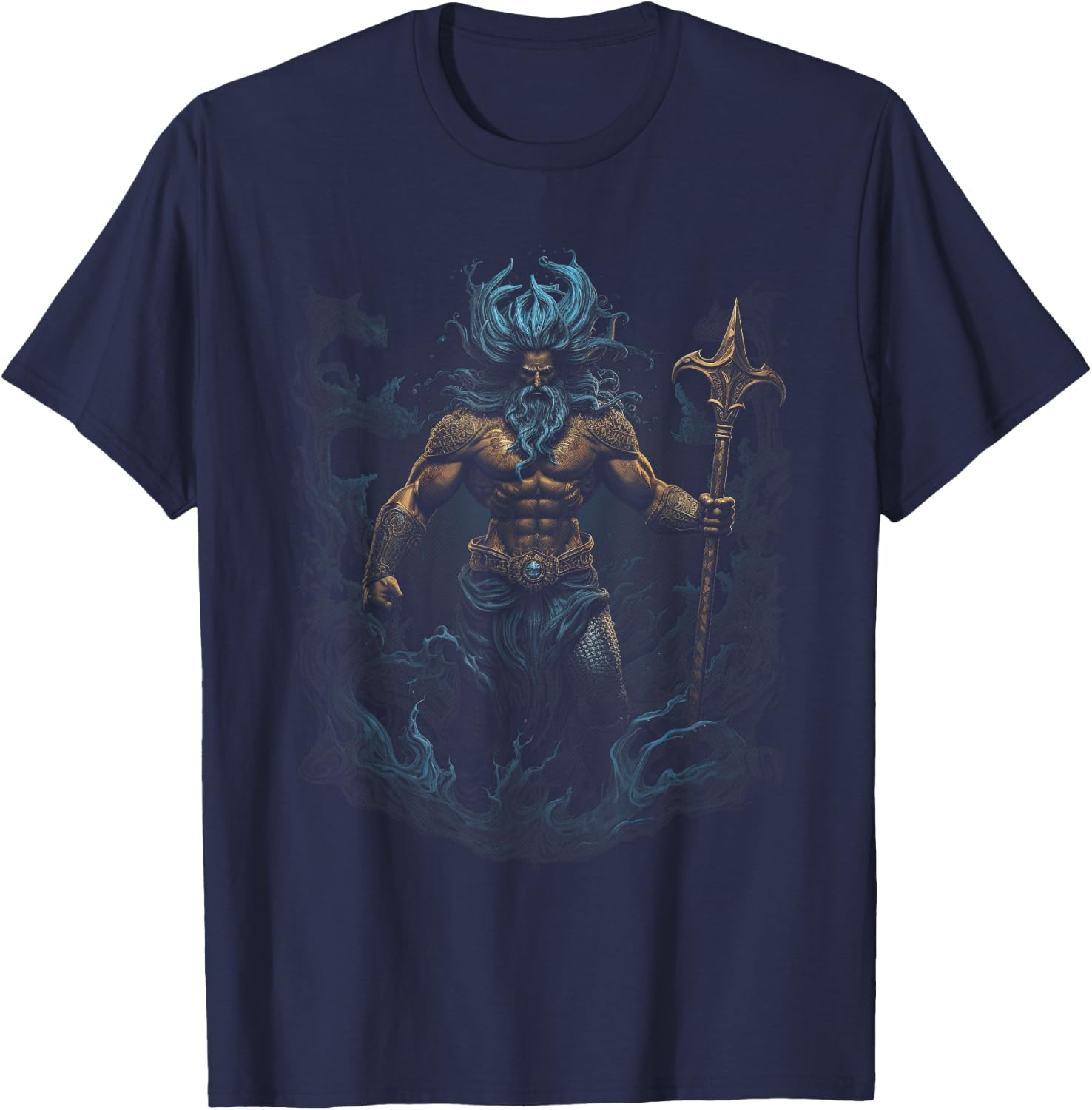 Greek Poseidon Ancient greece T-Shirt - T-Shirt | Navy