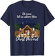 Sheltie Christmas Adorable Nativity with Shelties T-Shirt - T-Shirt | Navy