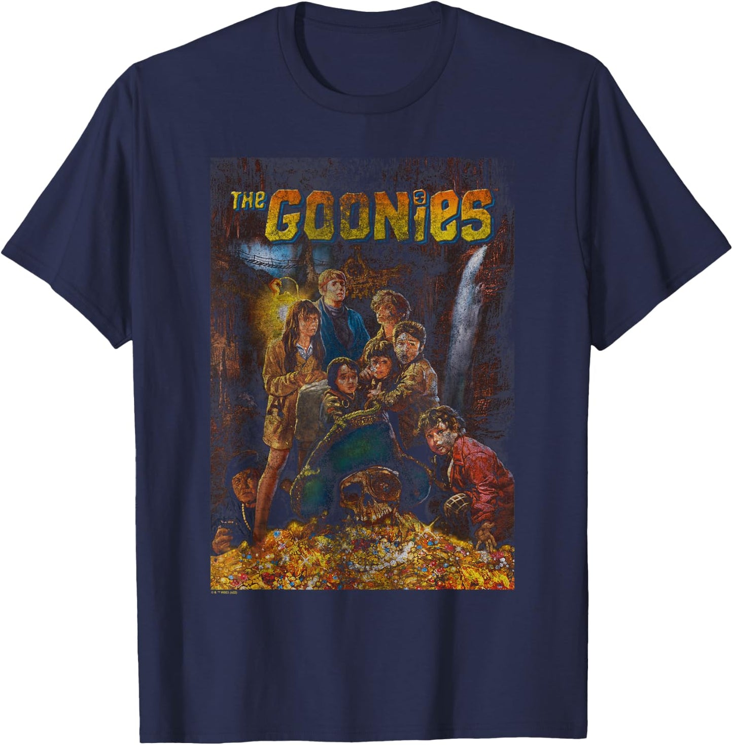 The Goonies Poster T-Shirt - T-Shirt | Navy